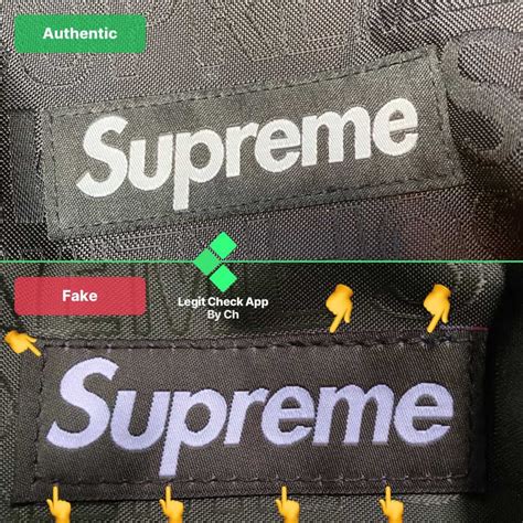 how can you tell fake supreme bag|how to check for fake supreme.